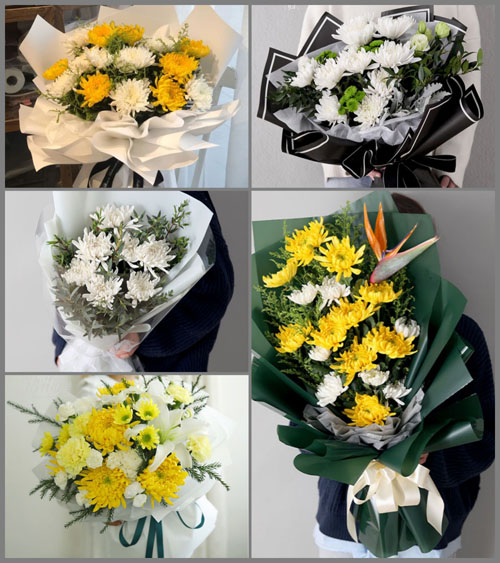 广东江门市恩平市恩城街道中南村白事花束代送